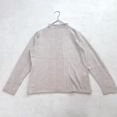 t73【SK コレクション】ハイネックニット　シンプル　無地　薄手　42