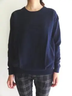 FLORENT フローレント ネイビー バックジップカットソー