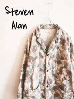 D220218 【最終】Steven Alan 総柄 テーラードジャケット