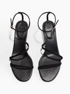H&M ブラック ストラップサンダル