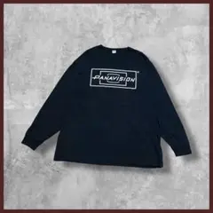 US古着 FRUIT OF THE LOOM プリント ロンT 長袖 ブラック