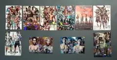 RIZIN10周年記念ポスターカードコレクション10枚セット