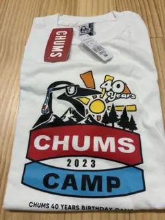 2023年 チャムス 公式オンライン限定40周年記念キャンプTシャツ chums