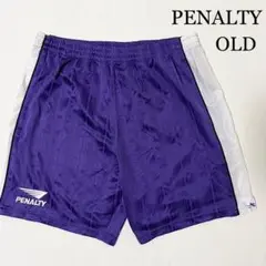 OLD Penalty ペナルティー 刺繍ロゴ ジャージ ハーフパンツ パープル
