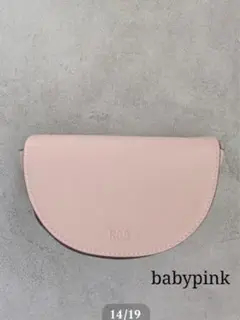【完売品】R88 ハーフムーンバッグM ベビーピンク