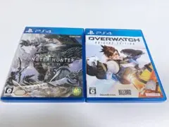 PS4 モンスターハンターワールド＆オーバーウォッチ セット