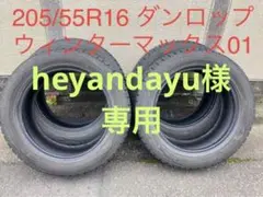 205/55R16 ダンロップ ウィンターマックス01 スタッドレスタイヤ 4本