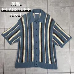 美品 F-LAGSTUF-F STRIPE KINT S/S
