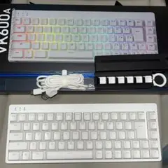 ELECOM VK600A メカニカルキーボード ホワイト