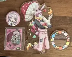 魔入間　アスモデウス・アリス　アクリルスタンド　中華服　アクスタ　缶バッジ