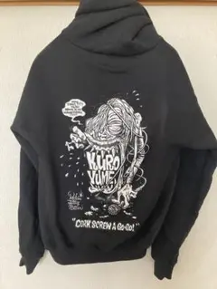 【古着】黒夢 CORK SCREW A GO GO!パーカー Small