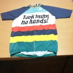 look mum no hands! サイクルジャージ Sサイズ