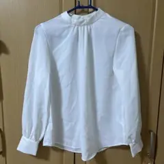GU スタンドカラーブラウス 長袖 S