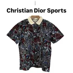 【M3】Christian Dior Sports 花柄ポロシャツ M