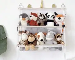 ユニコーンデザイン 壁掛けラック ぬいぐるみ収納