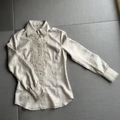 COMME CA DU MODE アイボリー シャツ