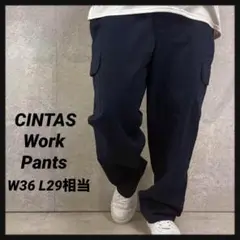 CINTAS シンタス　ワークパンツ　ネイビー　チノパン　W36 L29相当