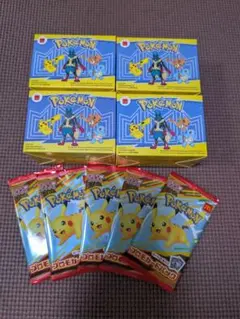 ポケモンカードゲーム　マクドナルド ハッピーセット×5パックポケカ 新品未開封