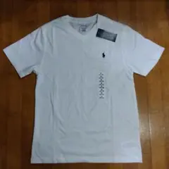 【少し難有り】ポロラルフローレン VネックTシャツ　 ボーイズ　Mサイズ