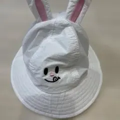 ウサギ　ベビー帽子　モイモルン