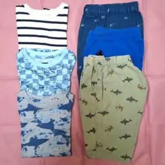 子供服 Tシャツ ボトムス 6着