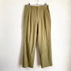 【ダックス】スラックス タックパンツ サマーウール100％ 無地 S相当
