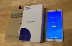 美品 AQUOS SH-M08 アッシュイエロー