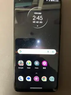 Motorola スマートフォン ブラック　motog8power