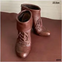 VII XII XXX 【23.5㎝位】ブーティ☆クリーニングお手入れ済