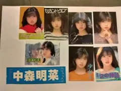 中森明菜シール8枚