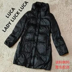 LUCA LADY LUCK LUCA ロングダウンジャケット 黒