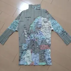 希少☆　未使用品級　プリーツプリーズ　世界地図　カットソー PLEATS PLEASE ISSEY MIYAKE - 希少色 未使用品級 プリーツ