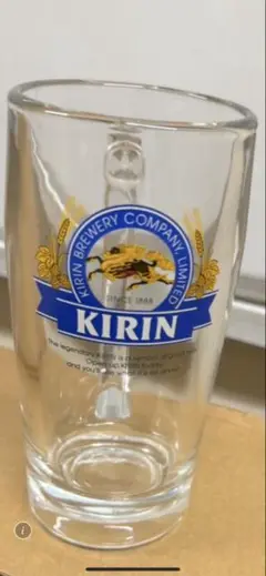KIRIN ガラス製ビールジョッキ