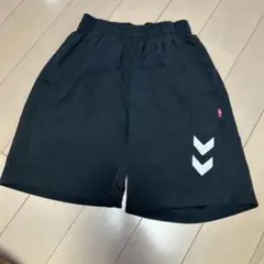 値下げ　hum mel キッズ　サッカーハーフパンツ 黒　140