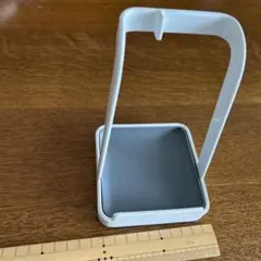 お玉&鍋ふたスタンド ホワイト