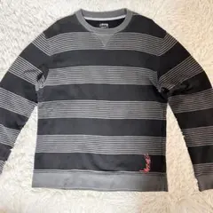 Stussy ステューシー　スエット　ボーダー