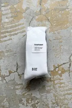【新品】Graphpaper グラフペーパー SOCKS ソックス 白 ２足