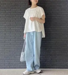 ⭐︎新品未使用⭐︎mari-colore ブラウスTシャツ白