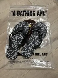 BAPE NEON CAMO BEACH SANDALS
