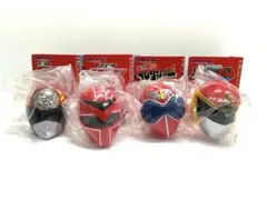 【新品未使用】スーパー戦隊マスクコレクション　赤の伝説　4種セット