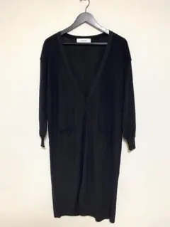 LE CIEL BLEU ロングカーディガン ブラック 38