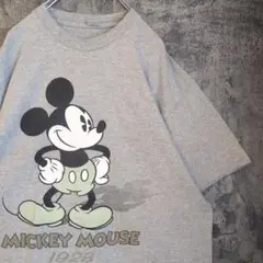 両面プリント　ディズニー　ミッキー　キャラT　海外古着　カリフォルニア