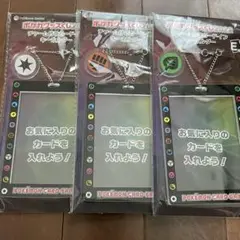 ポケカグッズくじ2022 チャーム付きカードインキーホルダー　新品未使用 3点