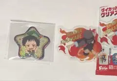炎炎　森羅日下部　缶バッジ　ステッカー　シンラ