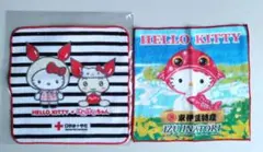 ハローキティ ミニタオル けんけつちゃん コラボ 伊豆稲取