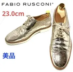 ★美品★ファビオルスコーニ オックスフォード 23.0cm ゴールド