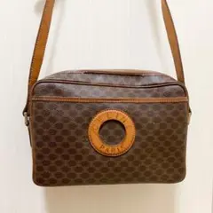大人気!セリーヌ♦︎サークルロゴ マカダム柄 ショルダーバッグ