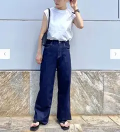 UNIQLO エアリズムコットンクルーネックT ノースリーブ　ホワイト　S