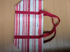 ル・クルーゼ トート保冷バッグ ストライプ新品．未使用