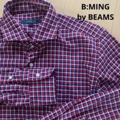 B:MING by BEAMS 　ホリゾンタルカラー　カッタウェイカラーシャツ